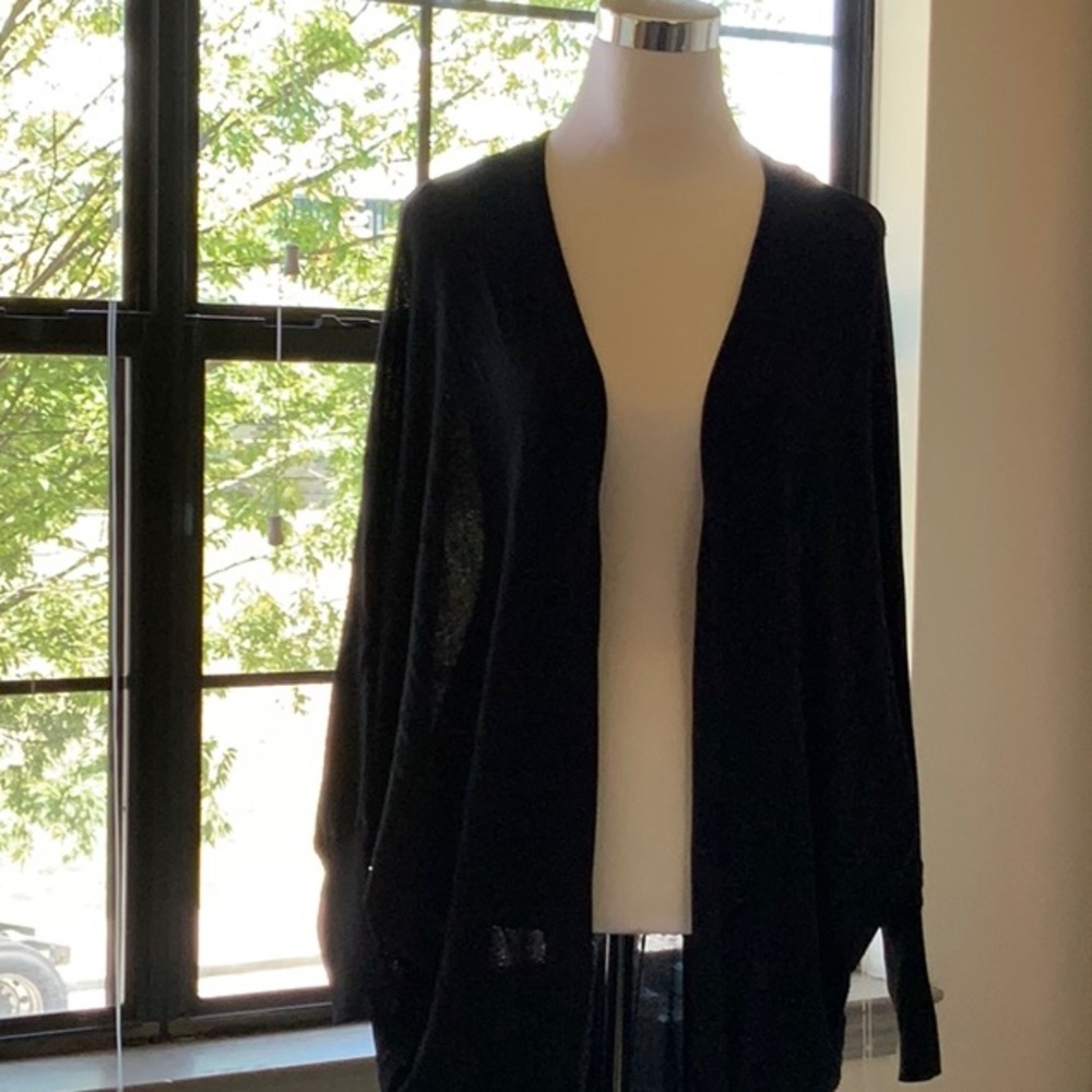 Marciano black long cover up / shrug M/L